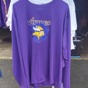 Purple Vikings Long Sleeve Shirt